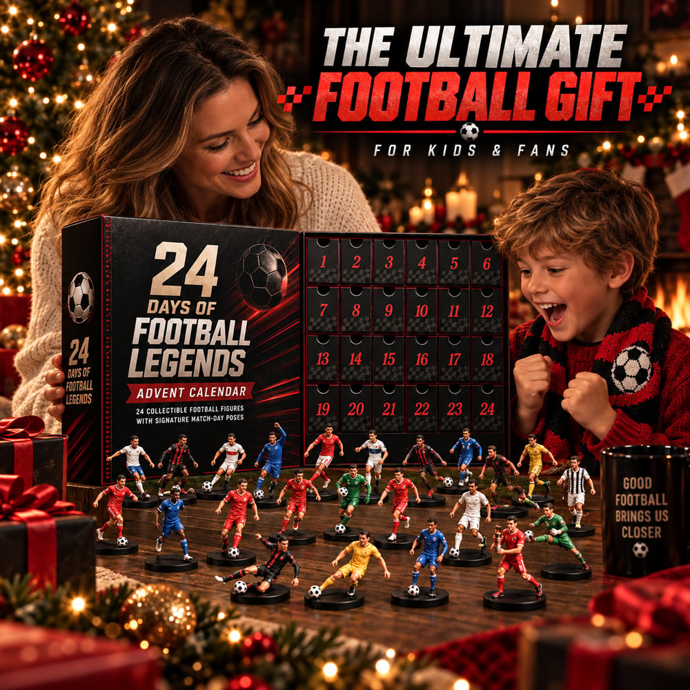 Football Advent Calendar – 24 Collectible Figurines