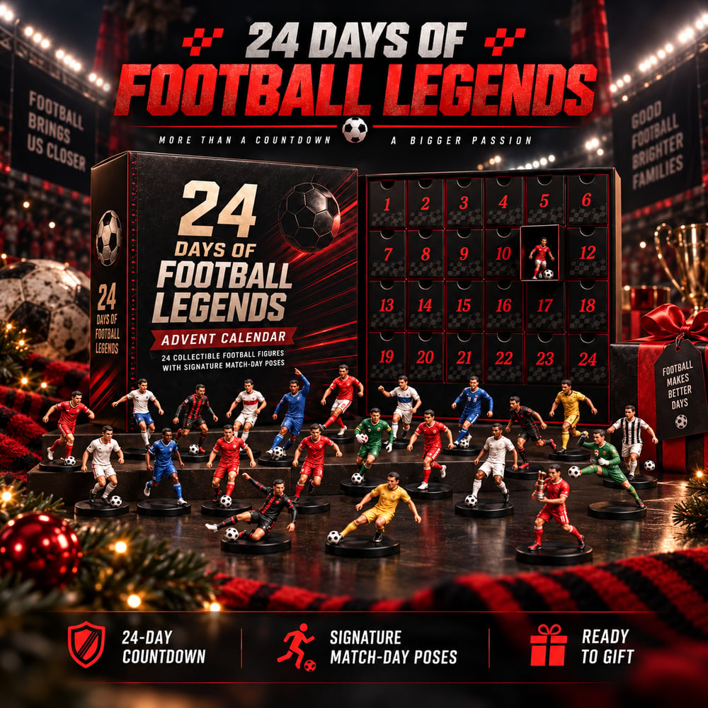 Football Advent Calendar – 24 Collectible Figurines