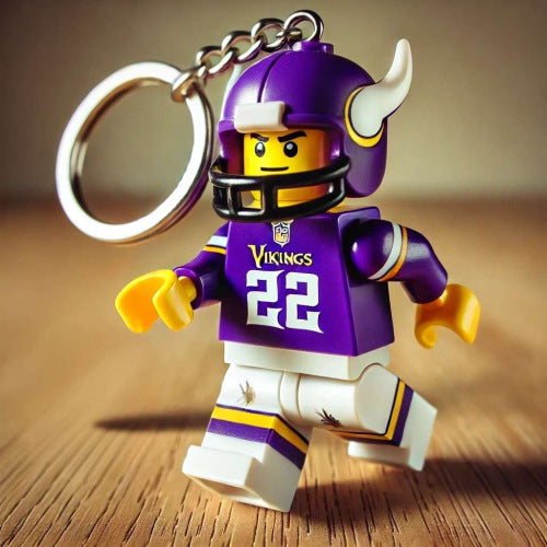 Football Player Keychain – Rep Your Favorite Team