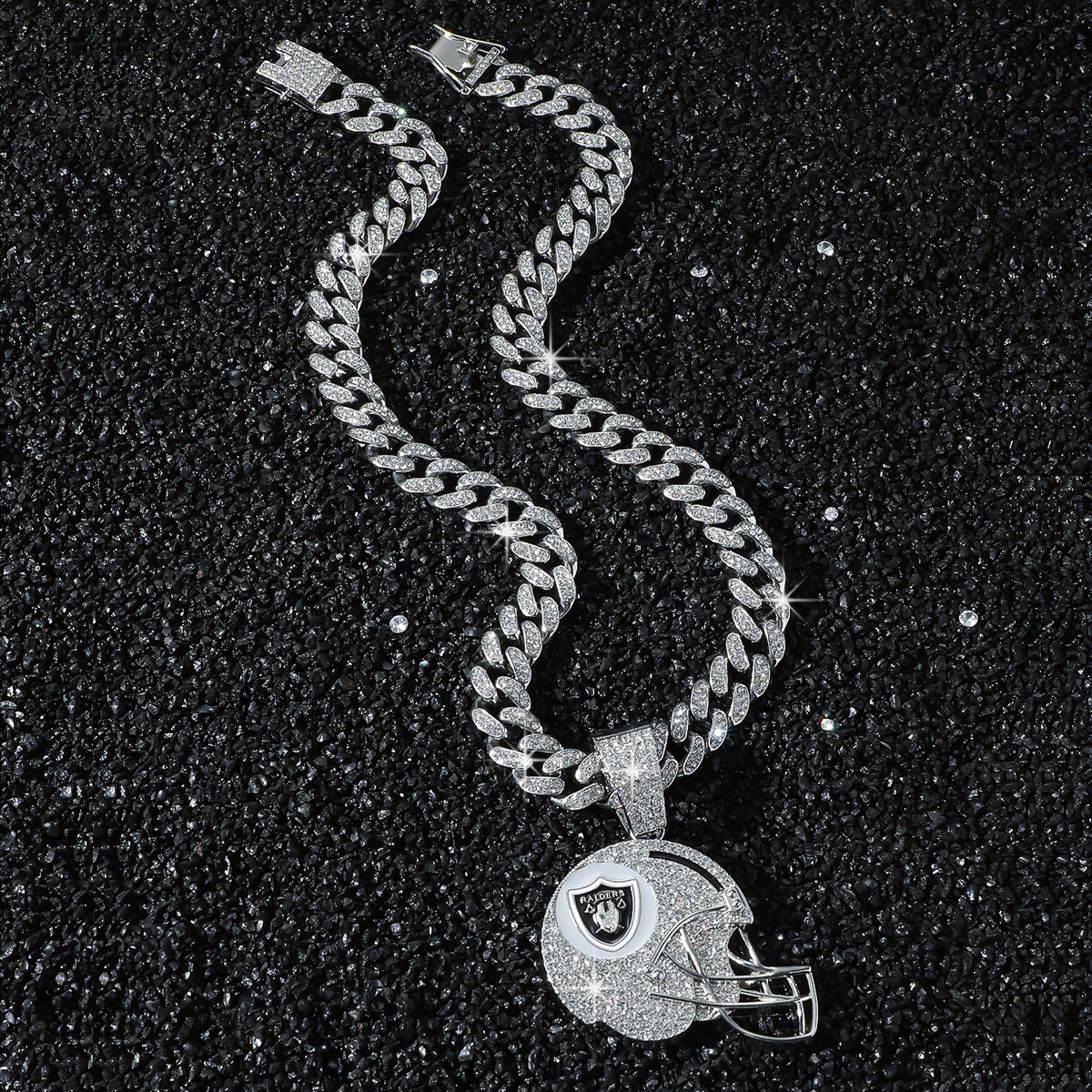🔥 LAST DAY: Up to 50% OFF – NFL Team Pride Football Helmet Pendant Chain