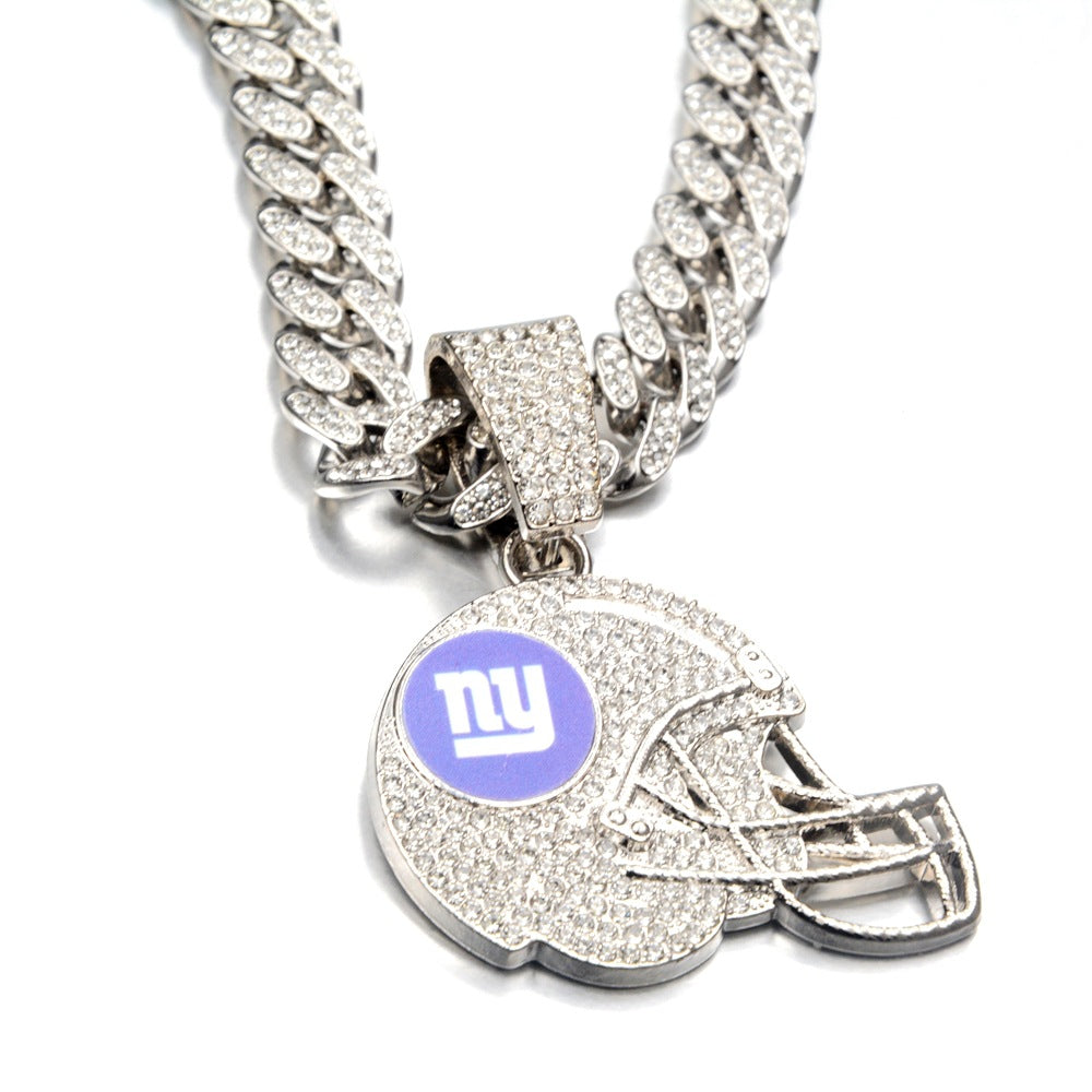 🔥 LAST DAY: Up to 50% OFF – NFL Team Pride Football Helmet Pendant Chain