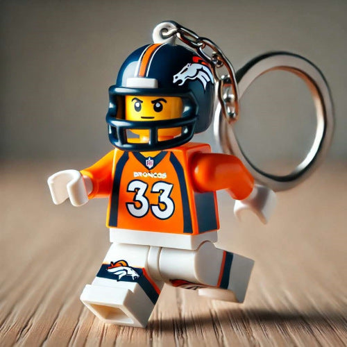 Football Player Keychain – Rep Your Favorite Team