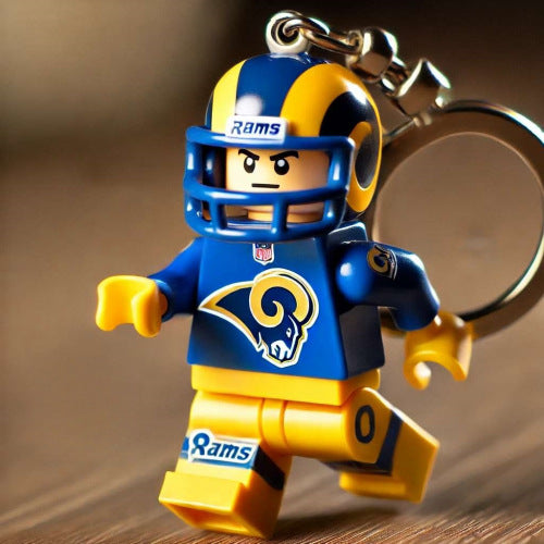 Football Player Keychain – Rep Your Favorite Team