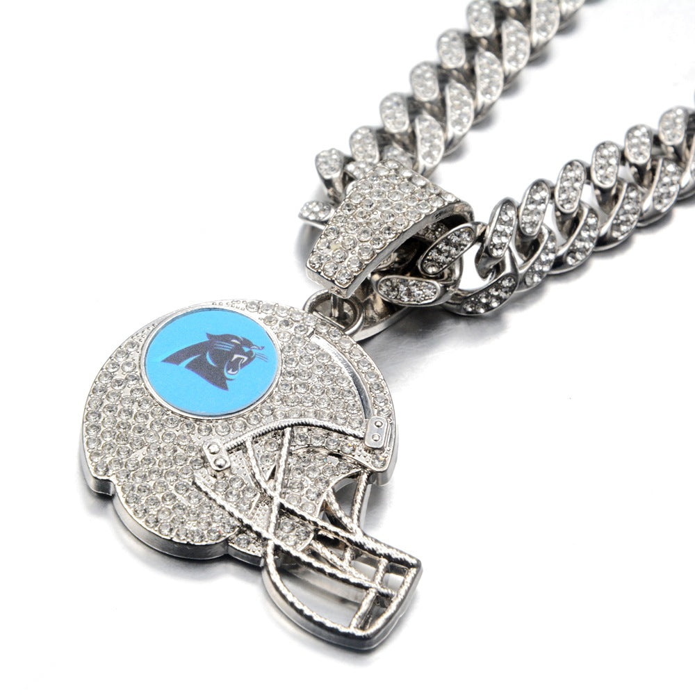 🔥 LAST DAY: Up to 50% OFF – NFL Team Pride Football Helmet Pendant Chain