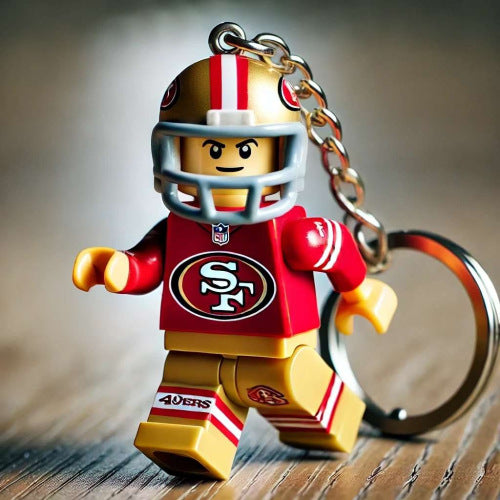 Football Player Keychain – Rep Your Favorite Team
