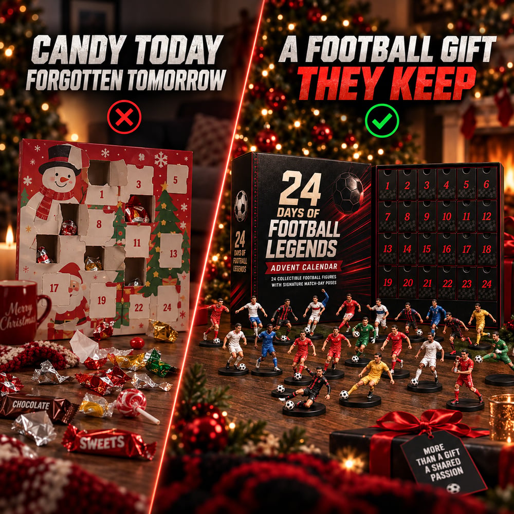Football Advent Calendar – 24 Collectible Figurines